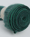 machine weft jade green straight human hair bundles