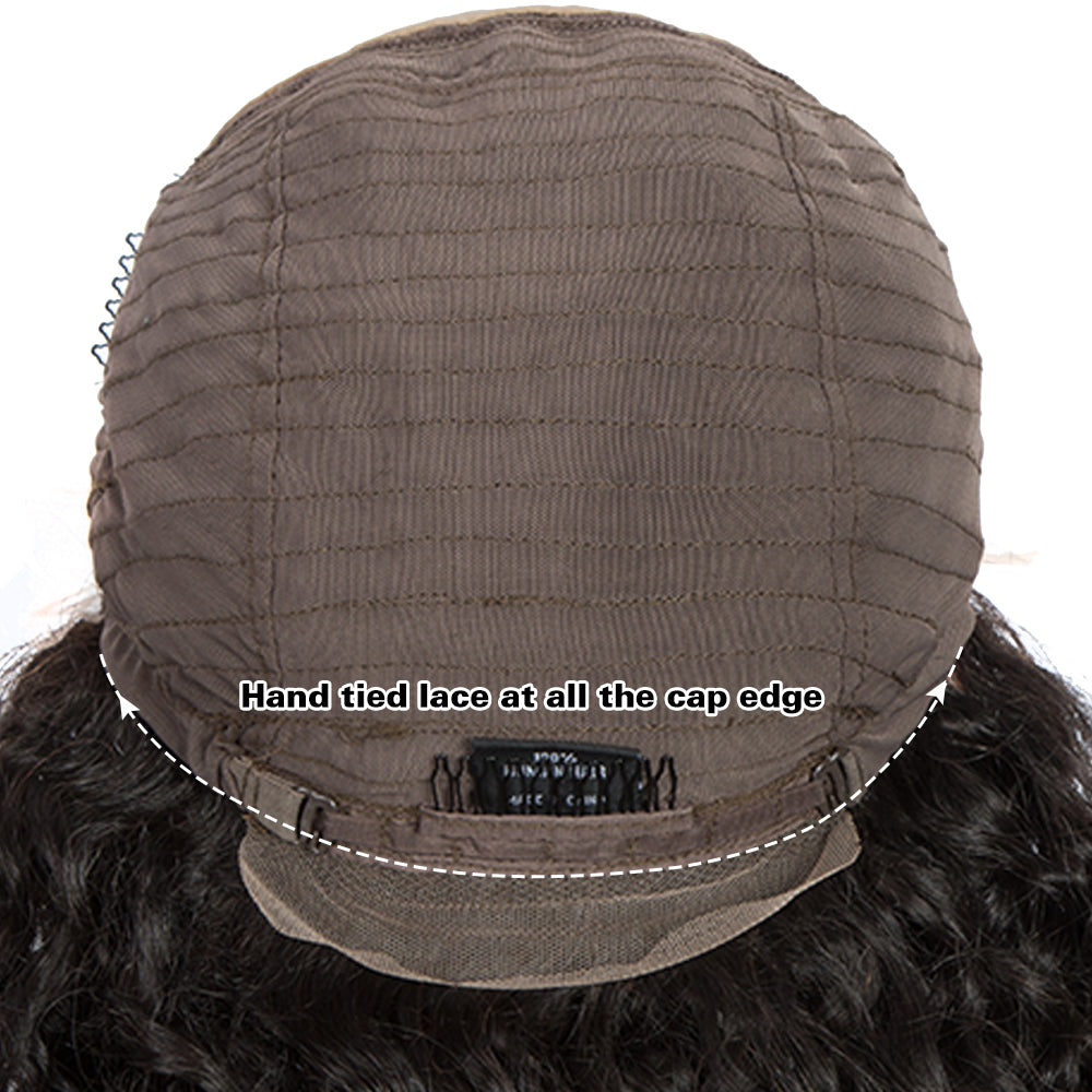 qvr human hair lace wigs, straight style with bleach knots