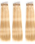  piano blonde 27/613 silky straight virgin human hair 3 bundles