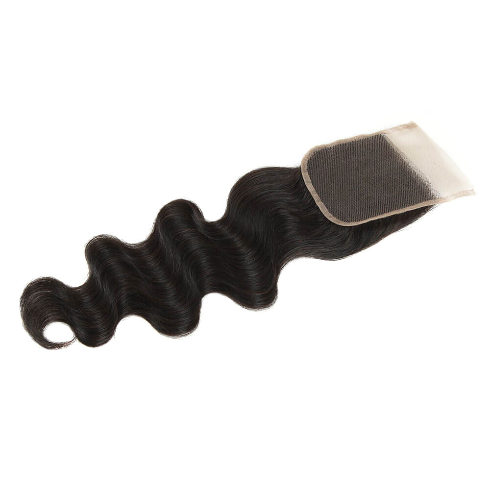 closure details of natural black lace closure virgin human hair