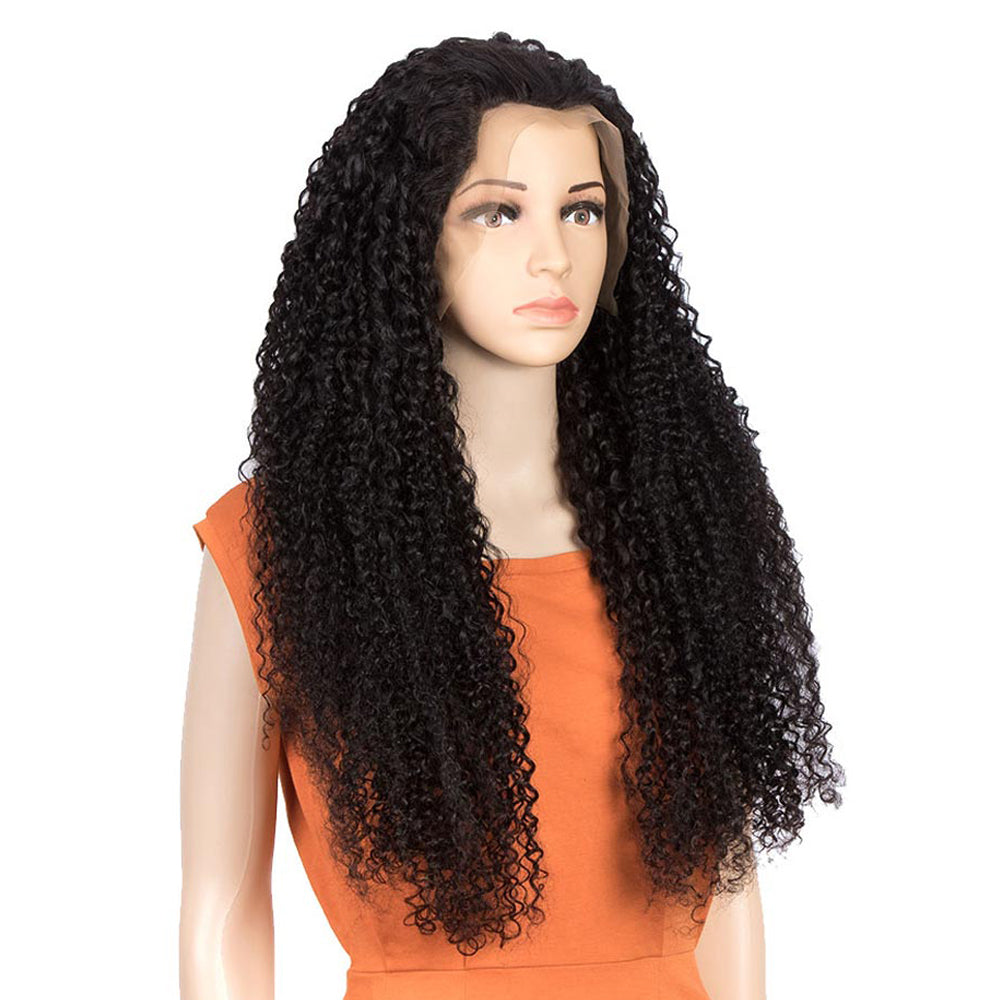 13*4 lace frontal human hair wigs for natural curly waves