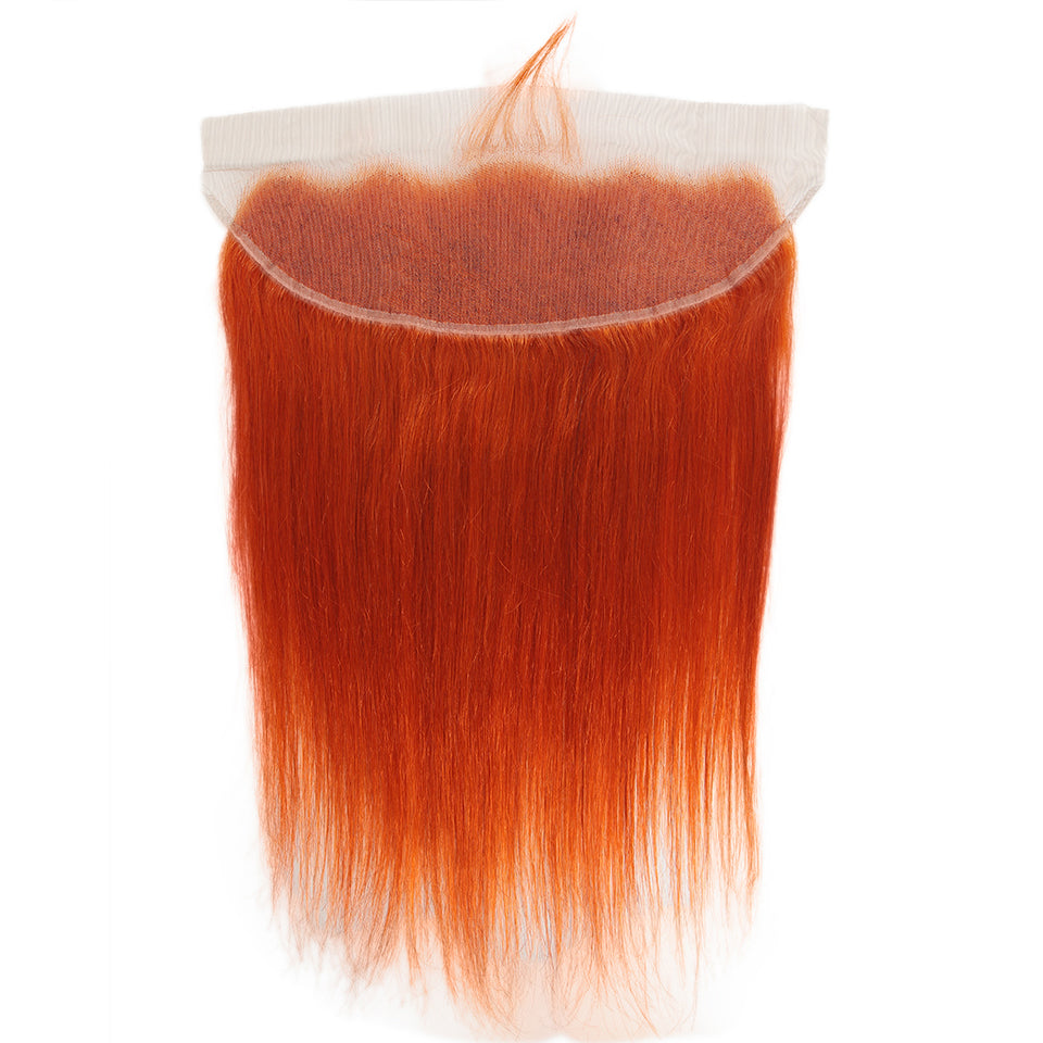 4x4 lace closure hair weave ginger orange color