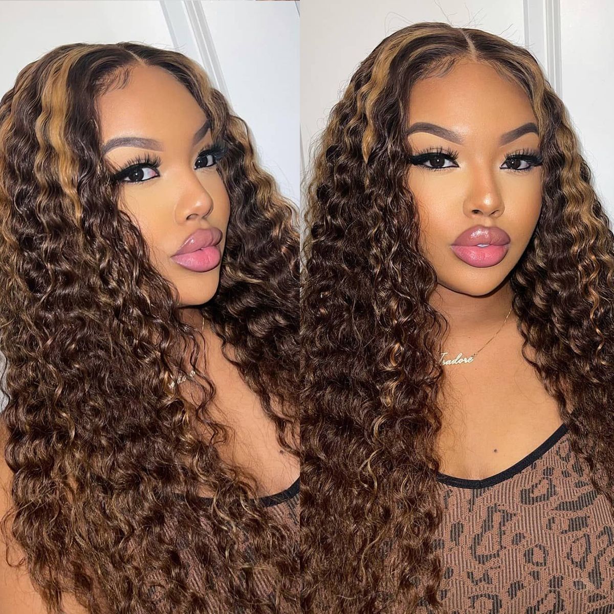 voluminous deep wave qvr wigs with pre-plucked hairline