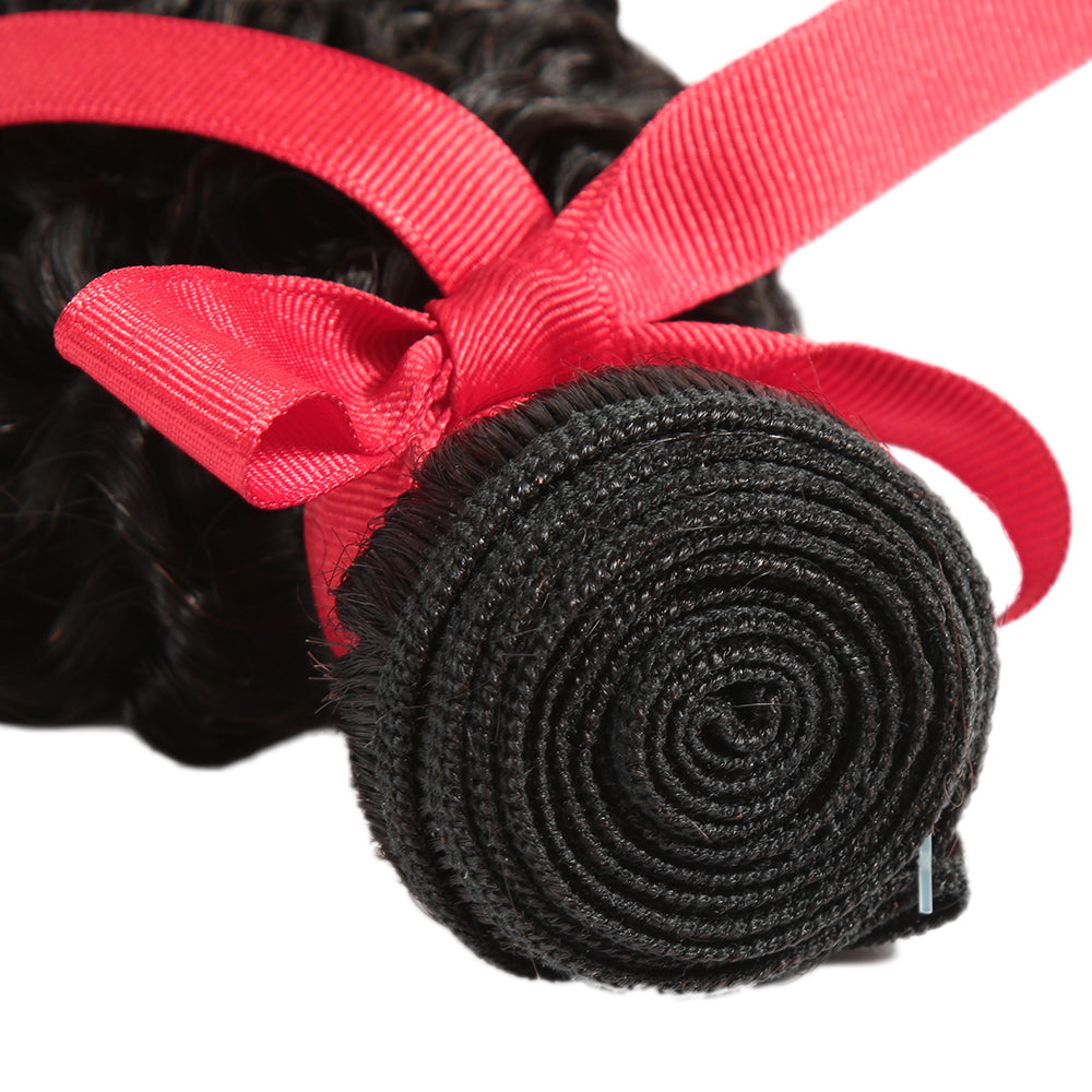 machine double weft jerry curly natural black mongolian human hair bundles