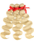 qvr russian blonde body wave virgin human hair bundles