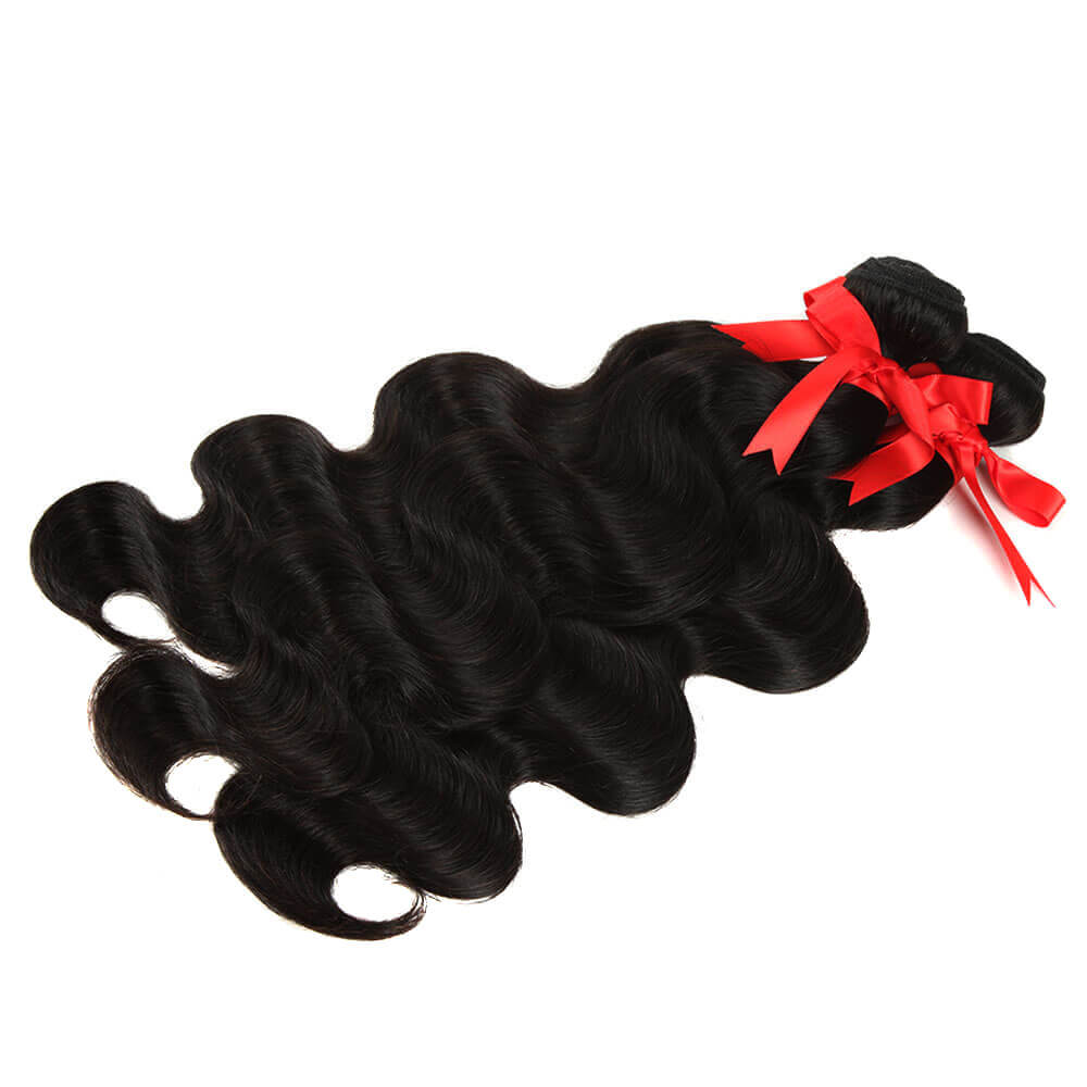 natural black body wave virgin human hair 1 bundle