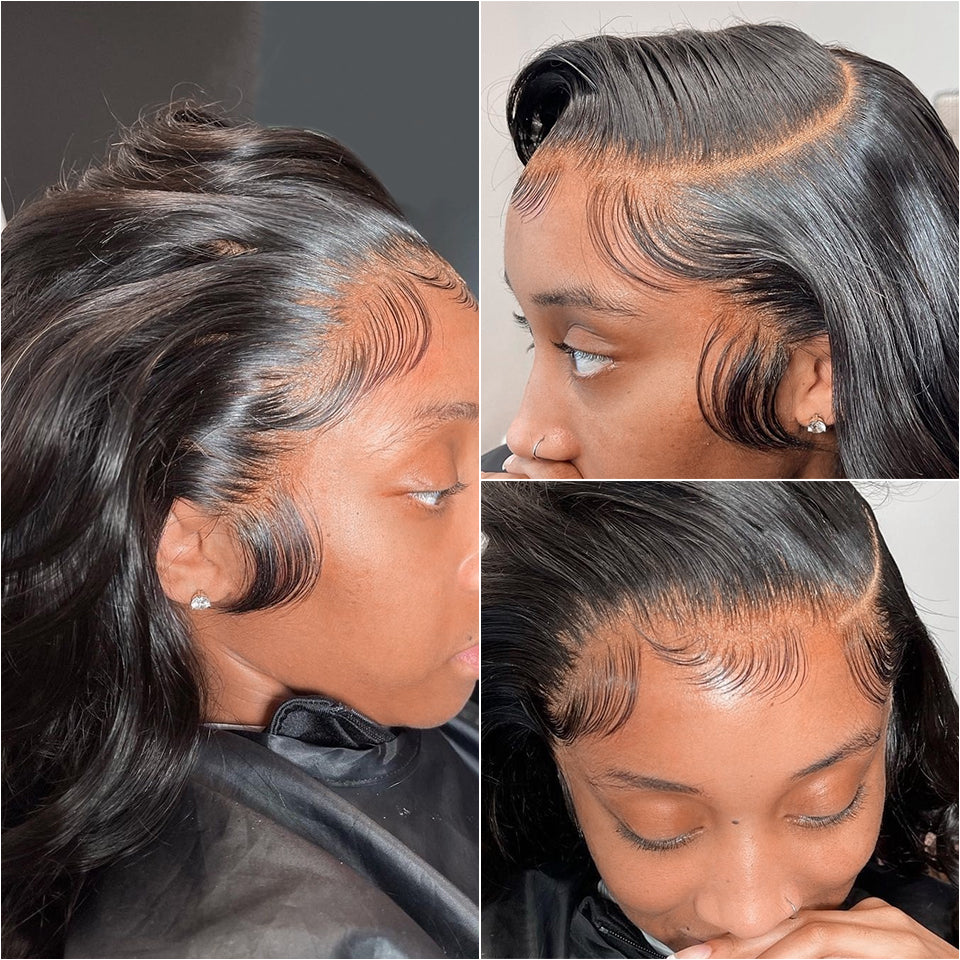 qvr hd lace wigs with pre-plucked hairline for sleek, natural look