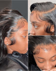 qvr hd lace wigs with pre-plucked hairline for sleek, natural look