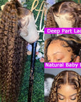 natural-looking human hair lace wigs with kinky curly waves