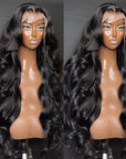 30 inch body wave hd lace wigs human hair lace front for flawless finish
