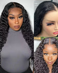 defined water wave human hair wear and go wigs for daily use