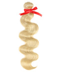 QVR honey blonde body wave human hair bundle 1pc