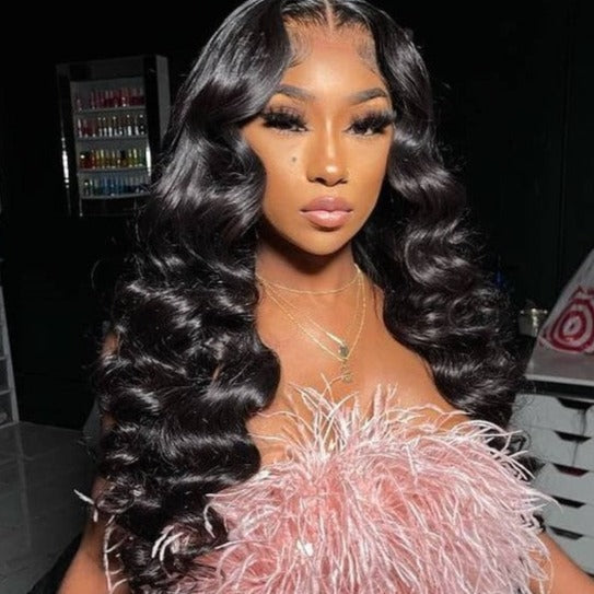 4x4 lace closure human hair wigs for black women