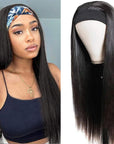 glueless wigs natural color straight style