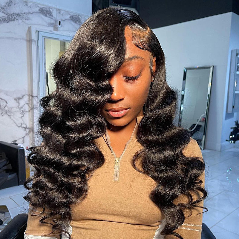 qvr lace wigs 24 inch loose wave style