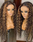 qvr wigs balayage color with hd lace 13x4 wig