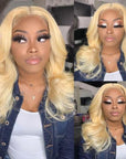 restyled body wave 613 blonde brazilian human hair bundles