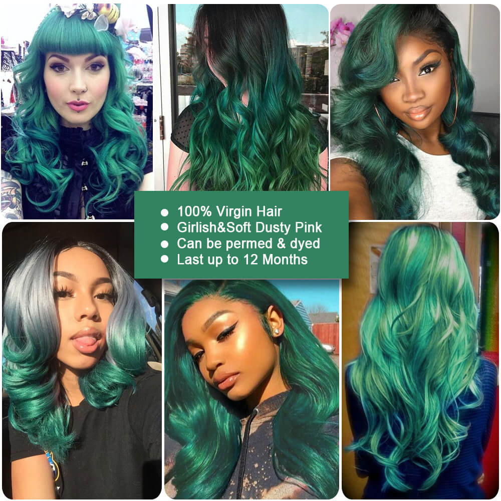 QVR Virgin Human Hair Body Wave 3 Bundles With 4*4 Lace Closure TT1B/TUQIV