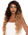 qvr body wave t1b/4/27 ombred human hair bundles