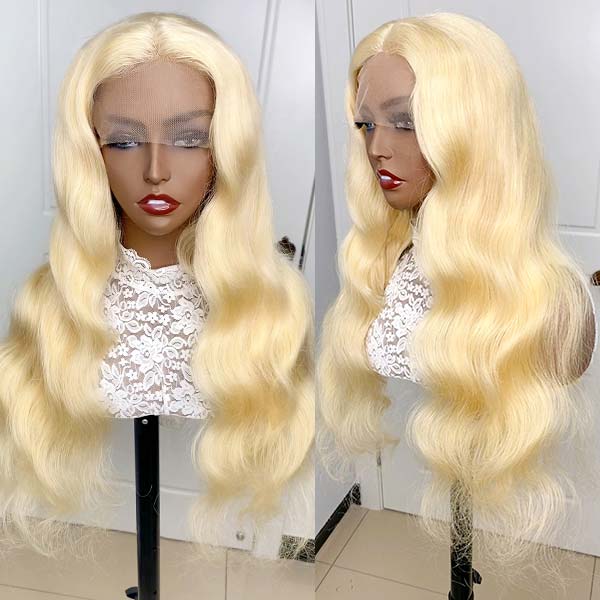qvr wigs blonde body wave style for a stunning, bold look