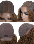glueless wigs, 180% density, offering a voluminous, deep wave texture.