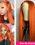 human hair lace wigs orange highlight for black beauty vibes
