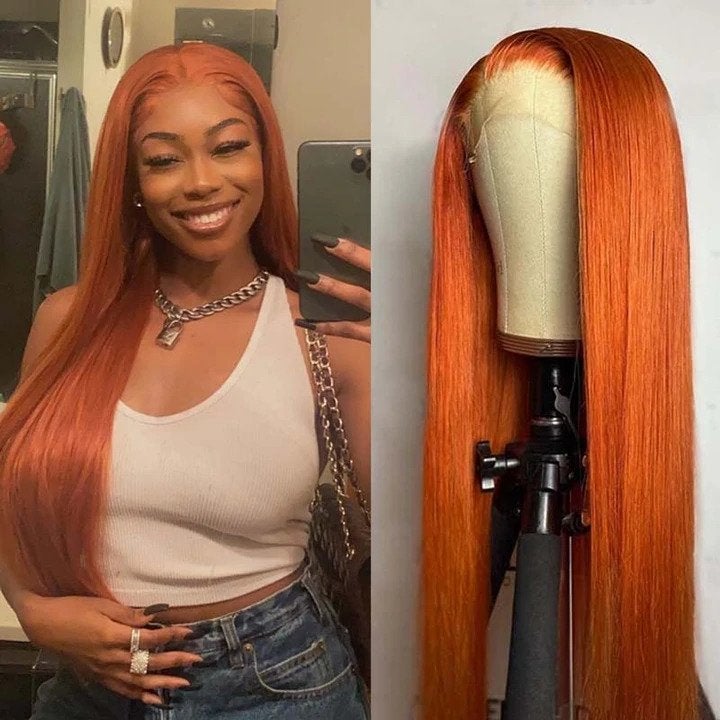 qvr wigs orange t lace wig for bold and elegant black women