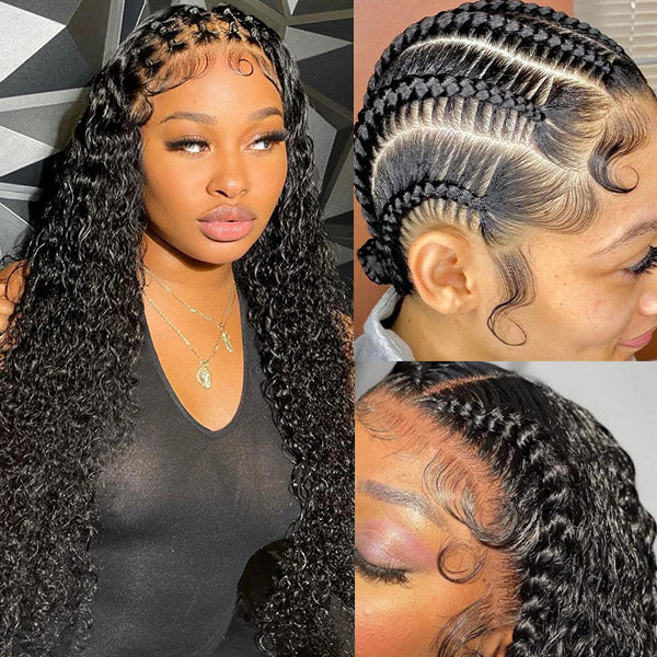 full lace wigs deep wave for elegant black beauty