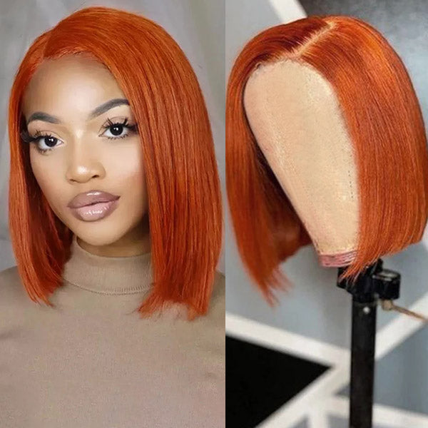 qvr trendy human hair bob wigs for black women