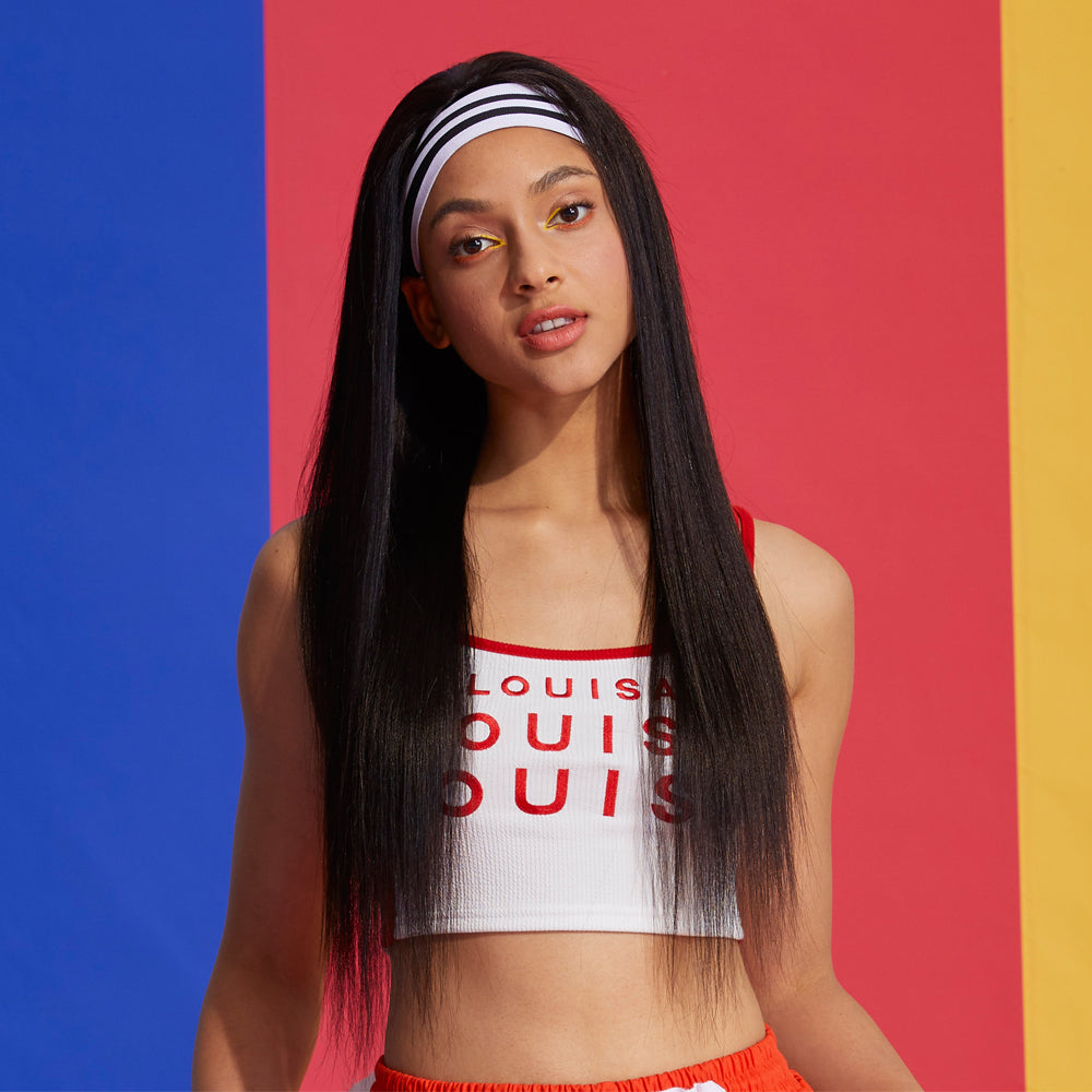 remy human hair headband wigs for black women