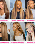 virgin hair ombre honey blonde silky straight human hair bundles