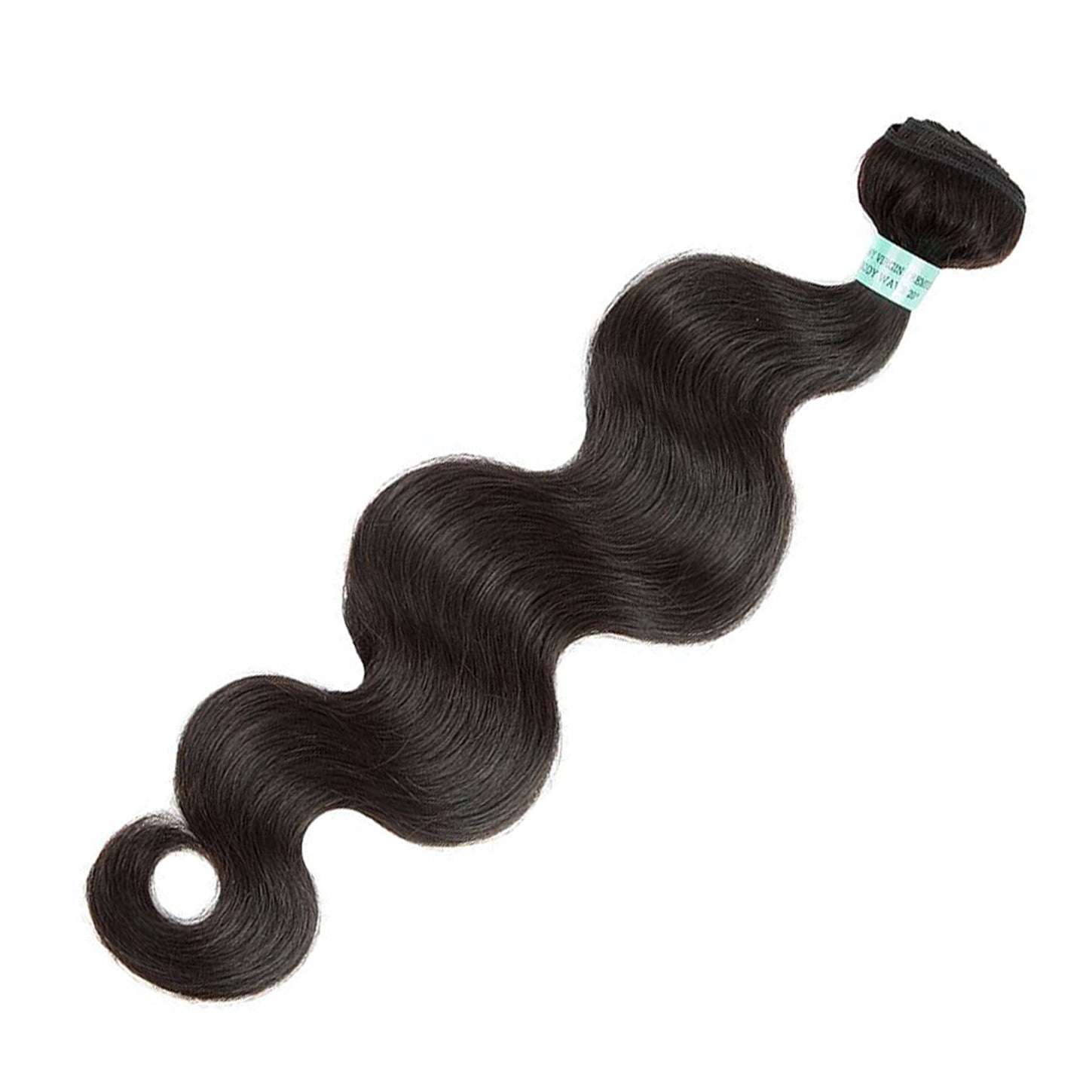 high quality body wave natural black human hair bundles 1pc