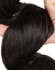 high quality natural black loose wave human hair bundles 