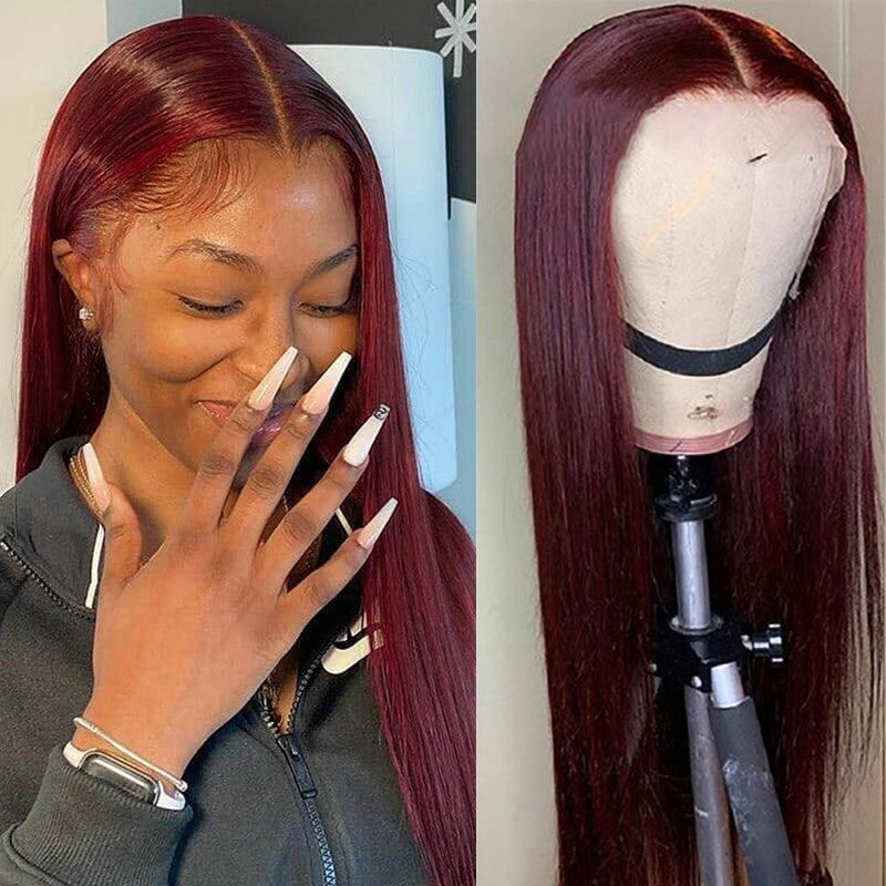 vibrant 99j glueless human hair wigs for black women