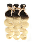 body wave t1b/613 human hair bundles 3pcs