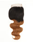 qvr t1b/30 body wave human hair with lace closure
