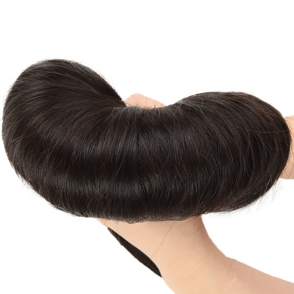 natural black silky straight raw hair bundles