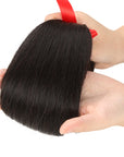 black silky straight human hair bundles tangle free