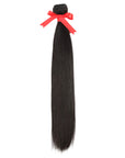 natural black silky straight human hair bundles 1pc
