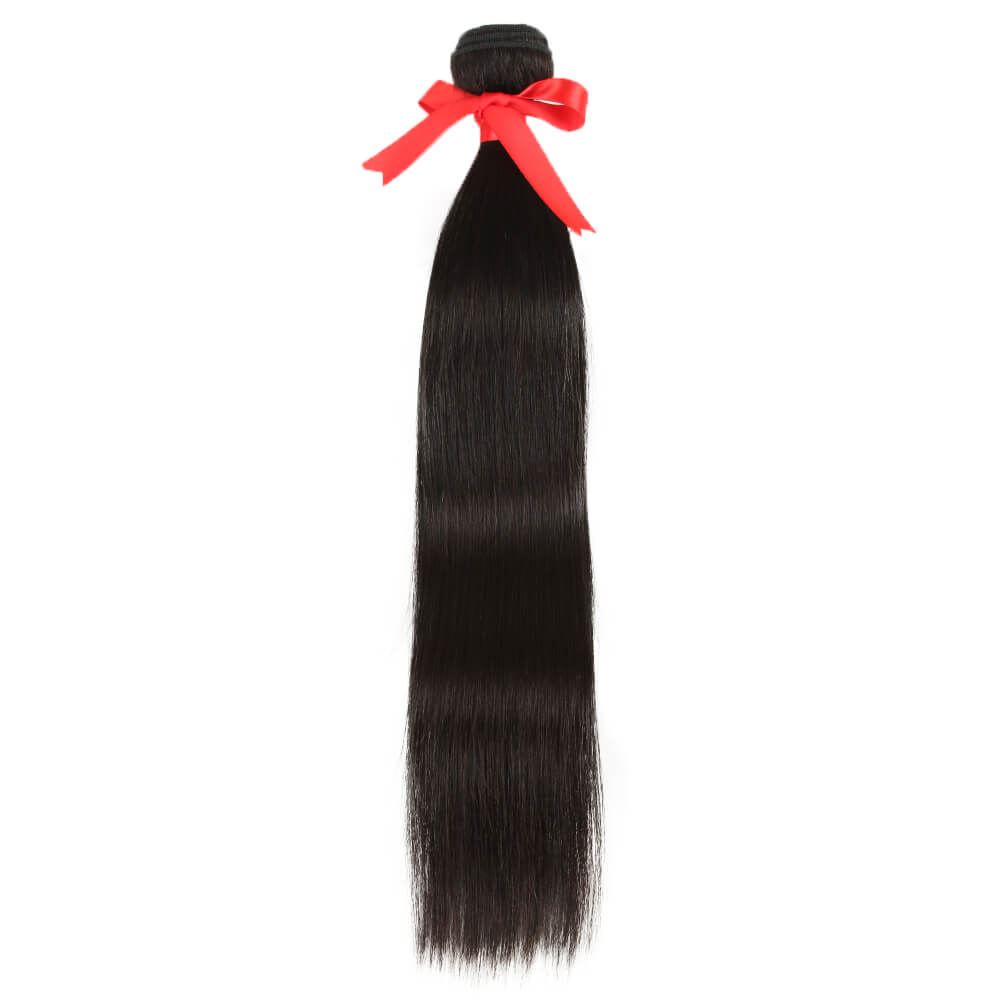 natural black silky straight raw virgin hair bundles