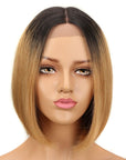 sleek 10" bob wigs perfect for black women’s natural look
