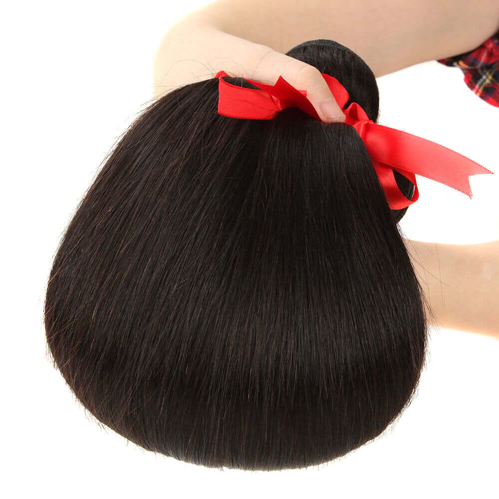 machine double weft brazilian remy hair human hair bundles