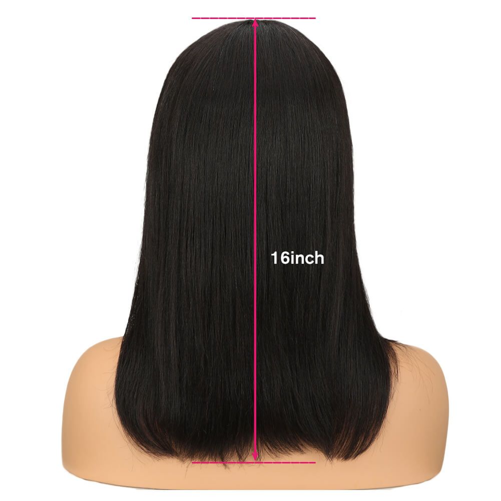 short bob wigs for black beauty with natural lace front